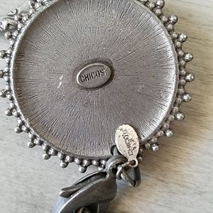 Chico's Accessories - Chicos Enamel Medallion Chain Belt Chico's Accessories - Chicos Enamel Medallion Chain Belt